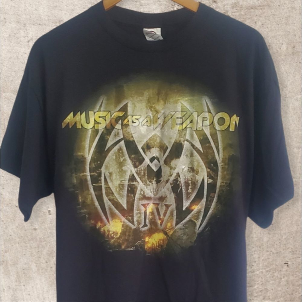 Disturbed Music As A Weapon Men's Concert Tee-Shirt